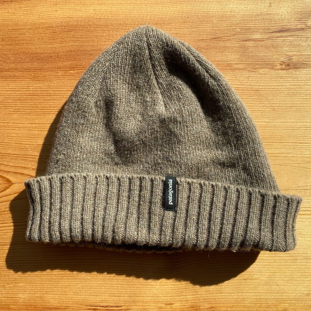NEW Patagonia Wool Brodeo Beanie, Tan